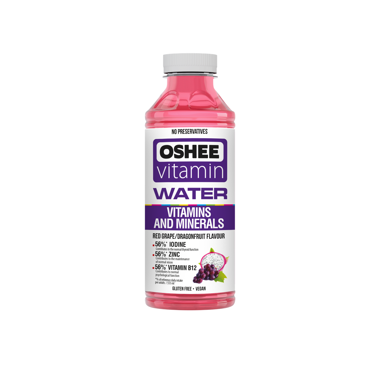 OSHEE vitamin water red grape and dragon fruit